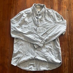 Like new J. Crew slim fit brushed twill long sleeve button down